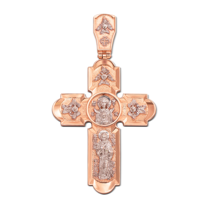 12345 Золотий хрестик. Розп'яття Христове. Микола Чудотворець. Ікона Божої Матері «Знамення». Артикул 31348/1 12345 грн82,955 12345