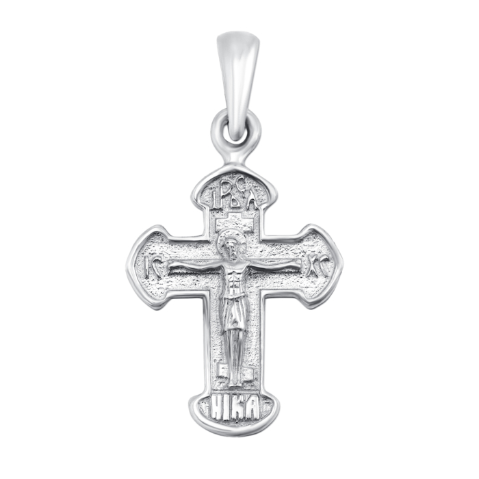 12345 Срібний хрестик. Розп'яття Христове. Артикул 31349/12/1 12345 грн949 12345