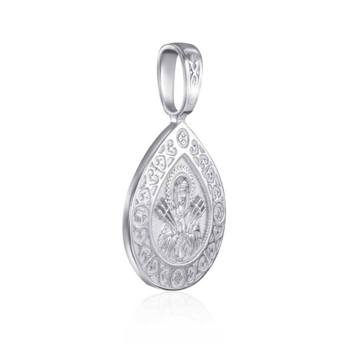 12345 Срібна підвіска-іконка Божої Матері Семистрільна. Артикул 31400/12/1 (с31400) 12345 грн3,609 12345