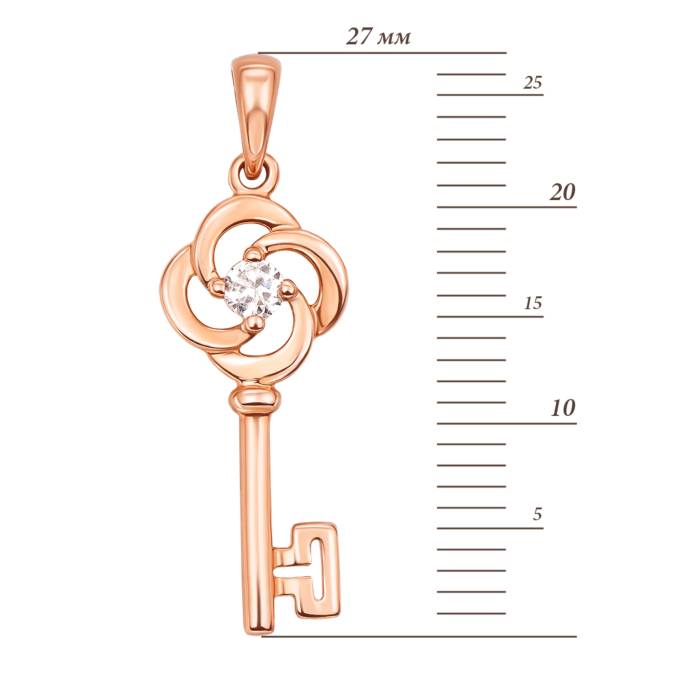 12345 Золота підвіска «Ключик». Артикул 31601 12345 грн3,148 12345