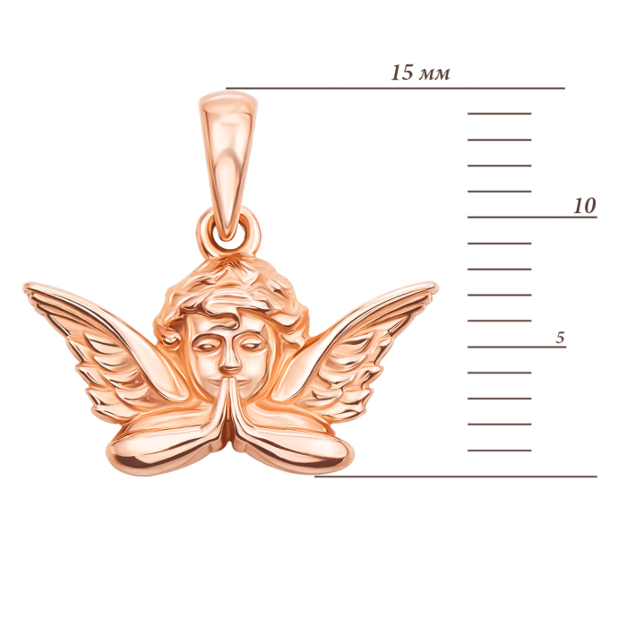 12345 Золота підвіска «Янгол». Артикул 31604 12345 грн5,445 12345