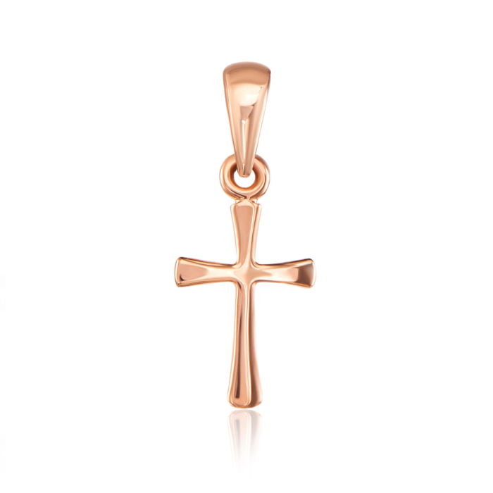 12345 Золотий хрестик без вставки. Артикул 31686/01/0 12345 грн1,532 12345