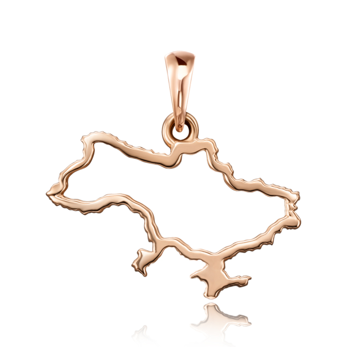 12345 Золота підвіска "Україна". Артикул 32445/01/0 12345 грн2,850 12345