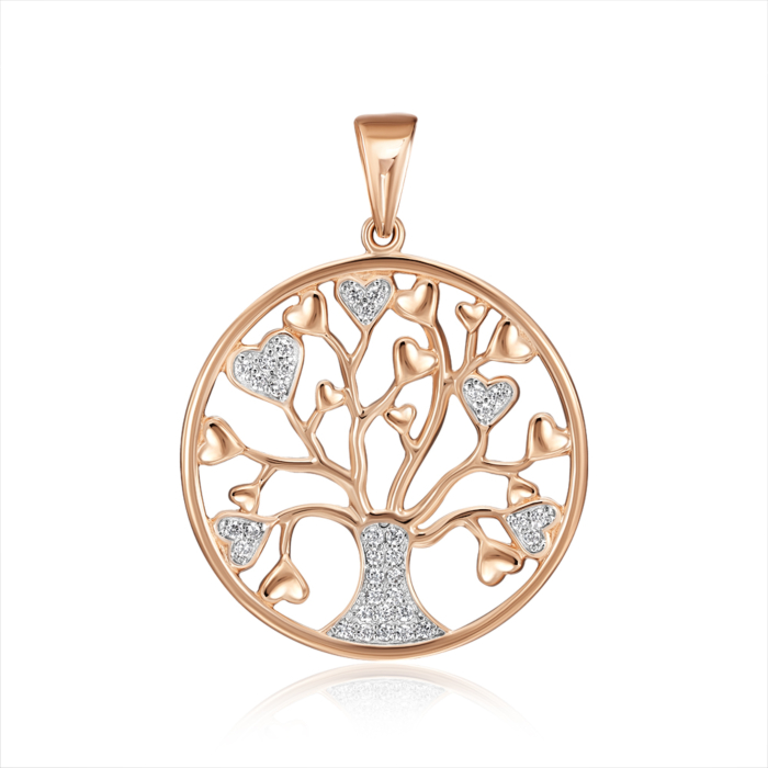 12345 Золота підвіска з фіанітами. Артикул 32593/01/1/1 12345 грн13,187 12345