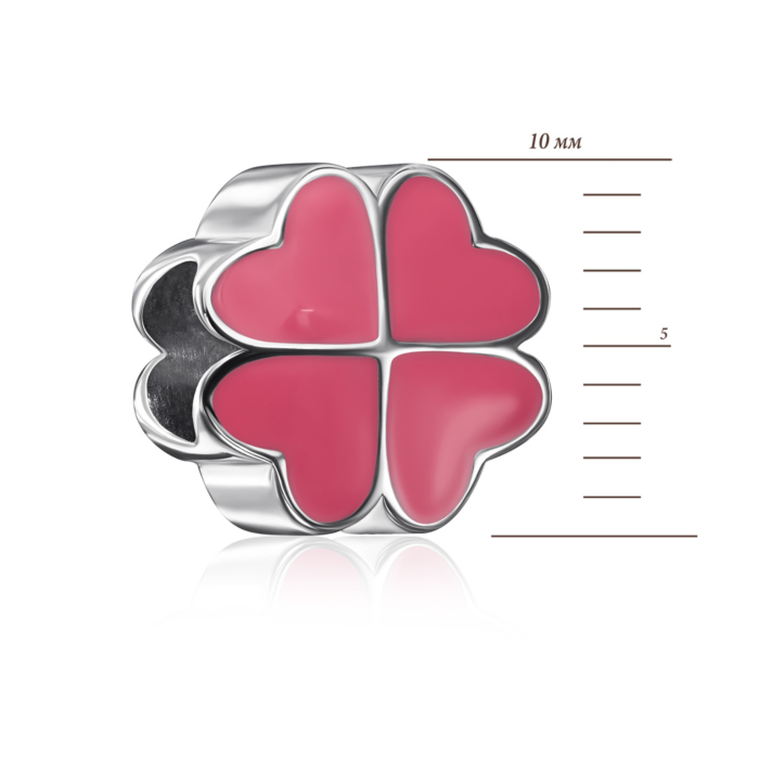 12345 Срібна намистина шарм з емаллю. Артикул 35166/12/1/849 12345 грн1,650 12345