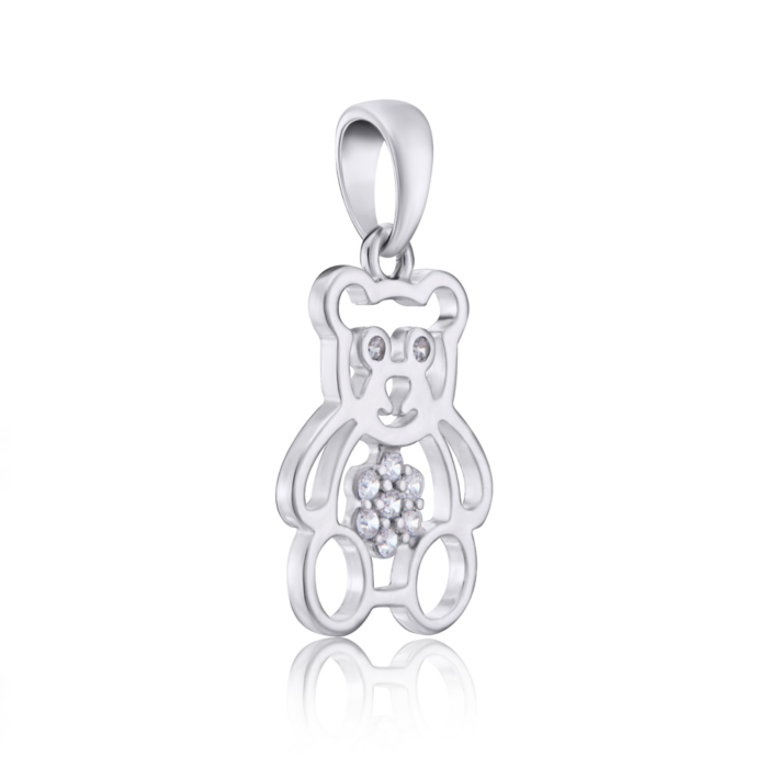 Серебряная подвеска с фианитами. Артикул 35367/12/1/36