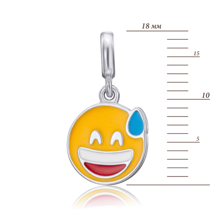 12345 Срібна підвіска з емаллю. Артикул 35426/12/1/3885 12345 грн834 12345