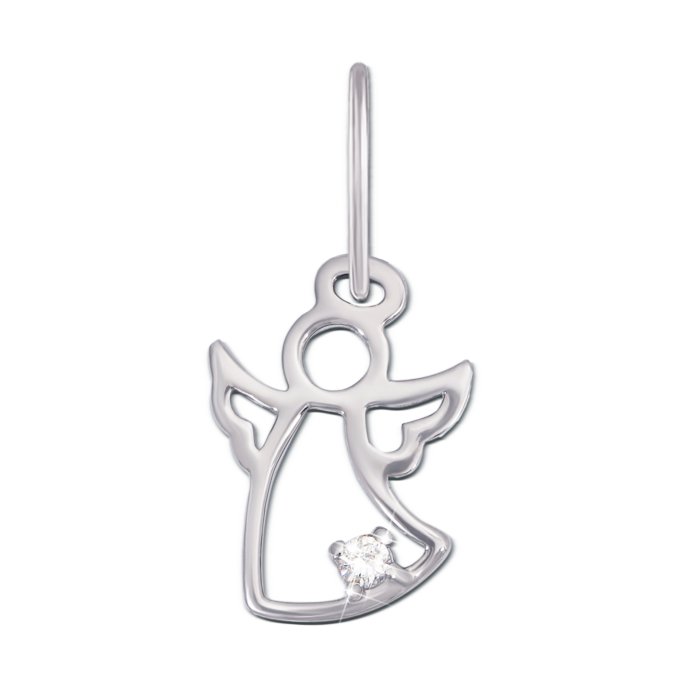 12345 Золота підвіска «Янгол» з фіанітом. Артикул 3818/б 12345 грн2,425 12345