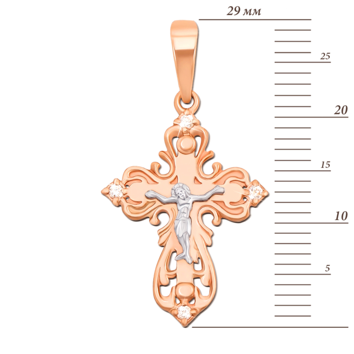 12345 Золотий хрестик. Артикул 3980 12345 грн8,040 12345