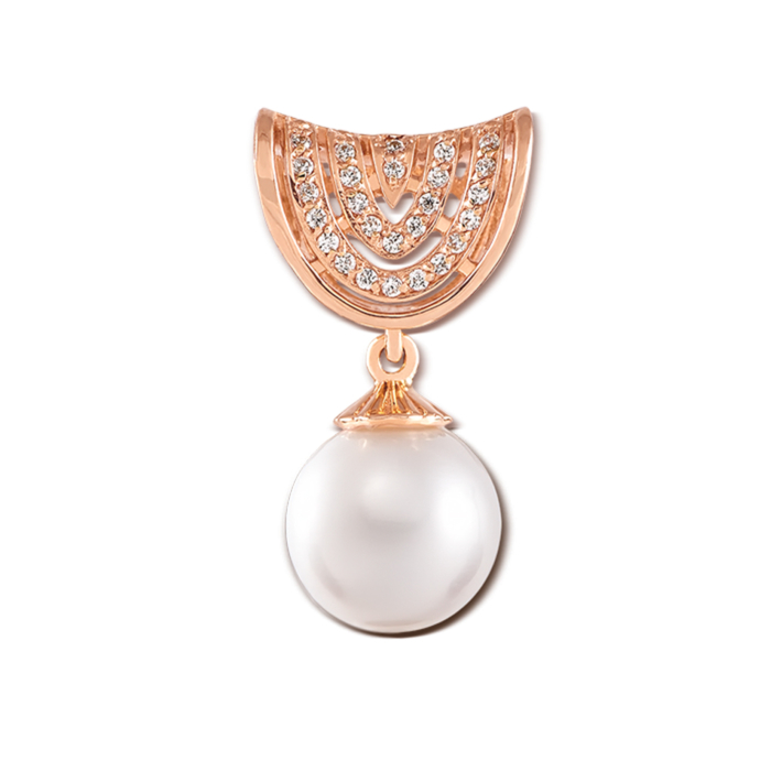 12345 Золота підвіска з перлиною і фіанітами. Артикул 3985 12345 грн15,101 12345