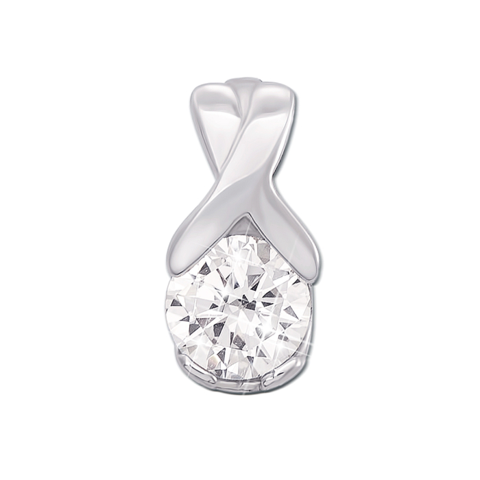 Золотая подвеска с фианитом. Артикул 3991/б