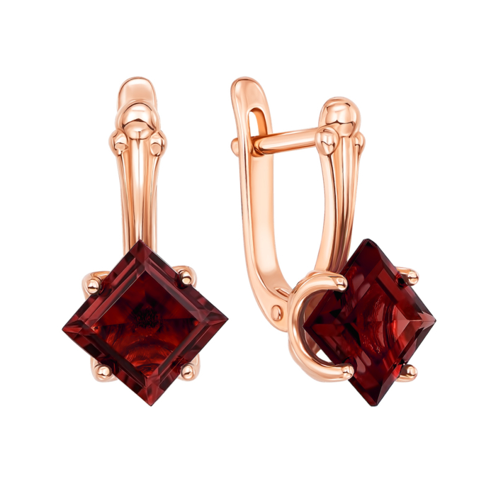 12345 Золоті сережки з гранатом. Артикул 50399/гр 12345 грн15,259 12345