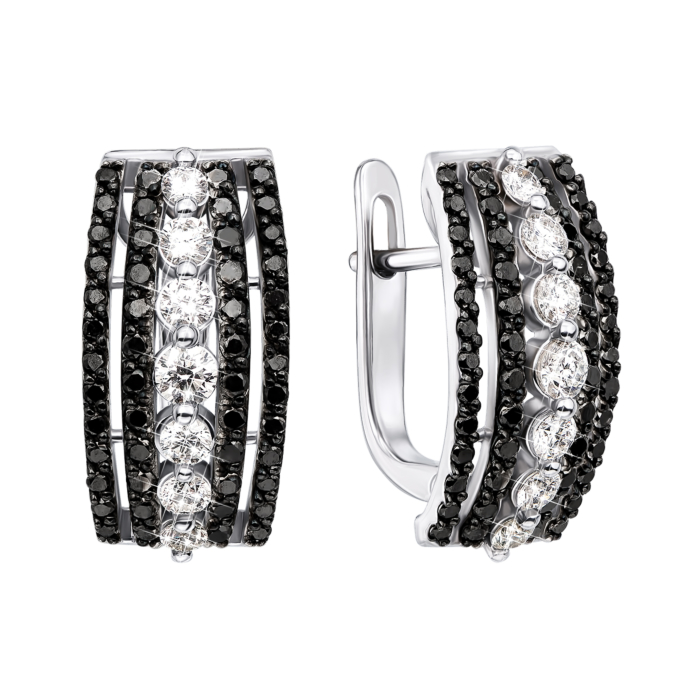 12345 Золоті сережки з діамантами. Артикул 51732/2.5б ч 12345 грн130,712 12345