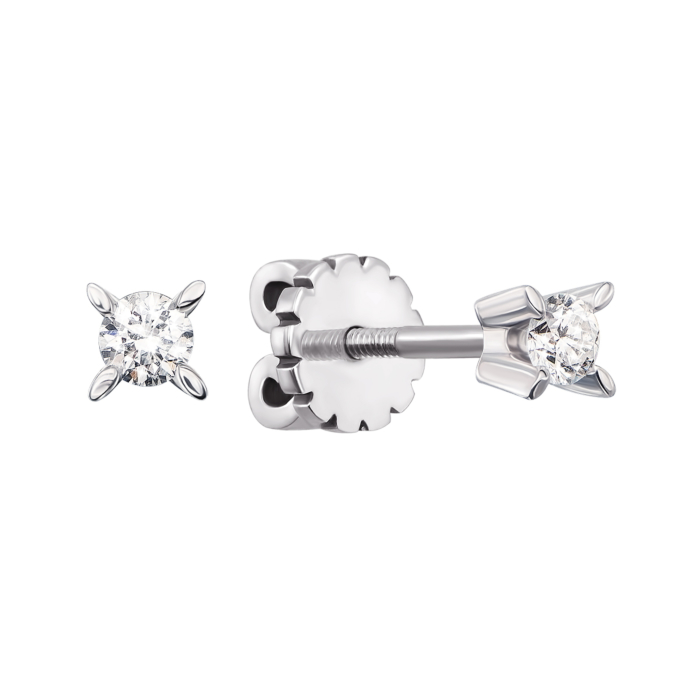 12345 Золоті пусети з діамантами. Артикул 51818/2.5б 12345 грн26,411 12345