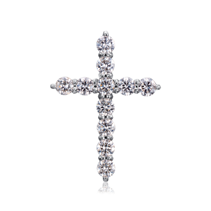 12345 Золотий хрестик з діамантами. Артикул 51928-1/02/1/8556 12345 грн83,538 12345