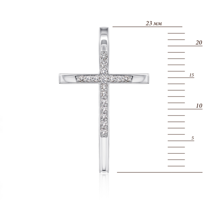 12345 Золотий хрестик з діамантами. Артикул 51941/1б 12345 грн12,997 12345