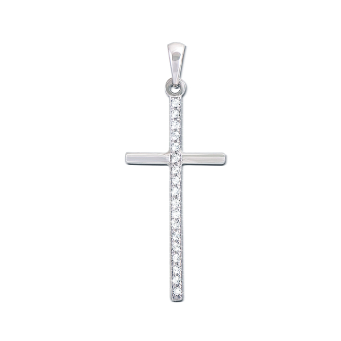 12345 Золотий хрестик з діамантами. Артикул 51950/1б 12345 грн17,703 12345