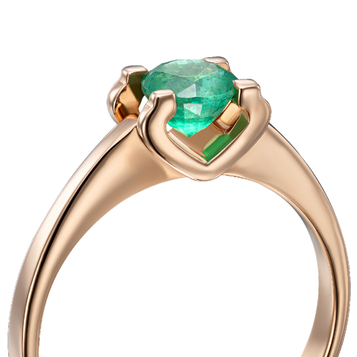 12345 Золота каблучка зі смарагдом. Артикул 52232/см (52232/01/0/8070) 12345 грн30,590 12345