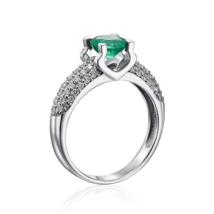 12345 Золота каблучка зі смарагдом і діамантами. Артикул 52234/1б см 12345 грн88,575 12345