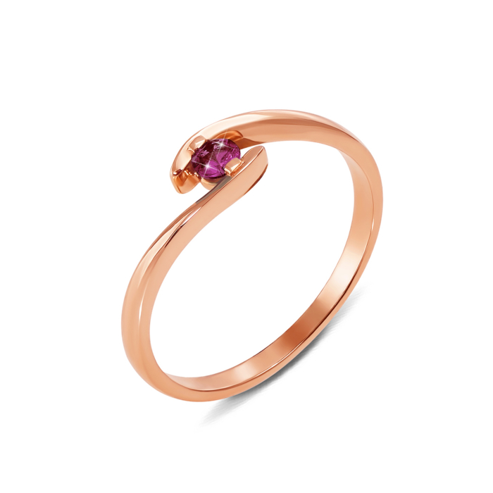 12345 Золота каблучка з рубіном. Артикул 52283/руб 12345 грн11,302 12345