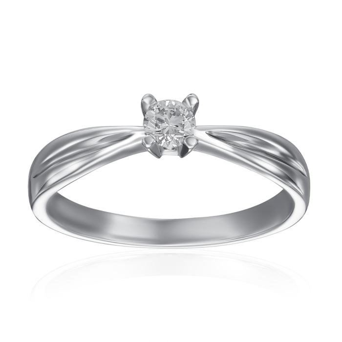 12345 Золота каблучка з діамантом. Артикул 52435/02/1/9218 12345 грн33,415 12345