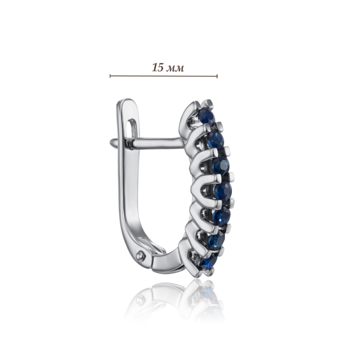 12345 Золоті сережки з сапфірами. Артикул 52814/б сап 12345 грн24,324 12345