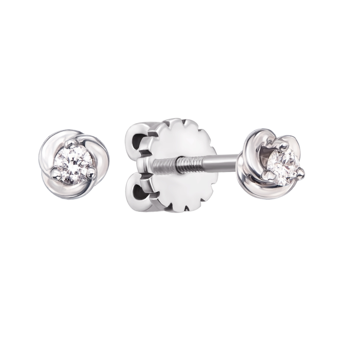 12345 Золоті пусети з діамантами. Артикул 52816/2б 12345 грн13,391 12345