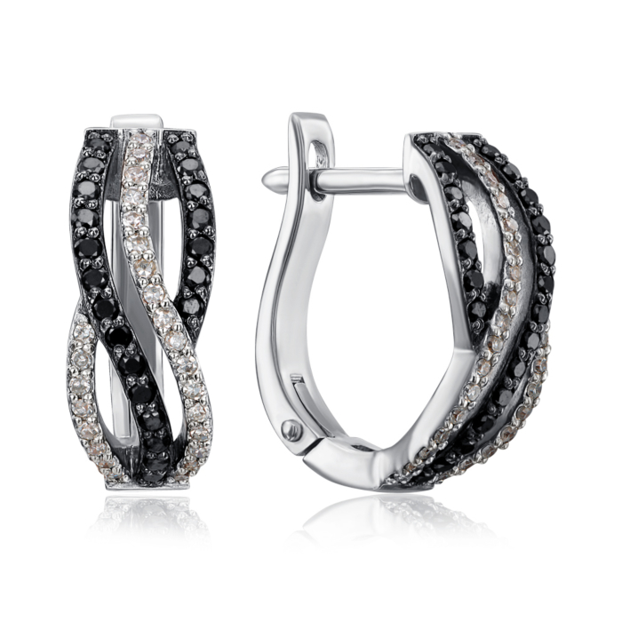 12345 Золоті сережки з діамантами. Артикул 52820/02/1/8059 12345 грн35,872 12345