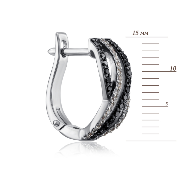 12345 Золоті сережки з діамантами. Артикул 52820/02/1/8059 12345 грн35,872 12345