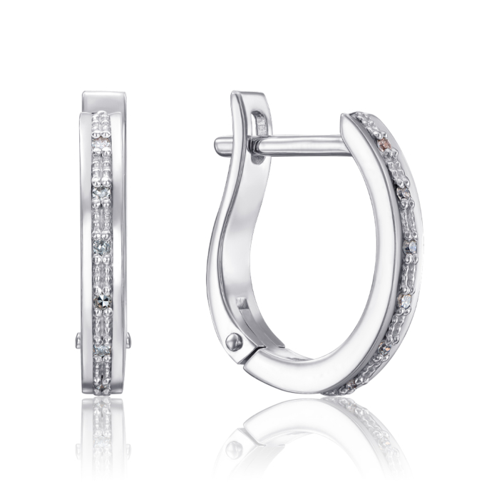 12345 Золоті сережки з діамантами. Артикул 52845/0.9S б 12345 грн20,691 12345