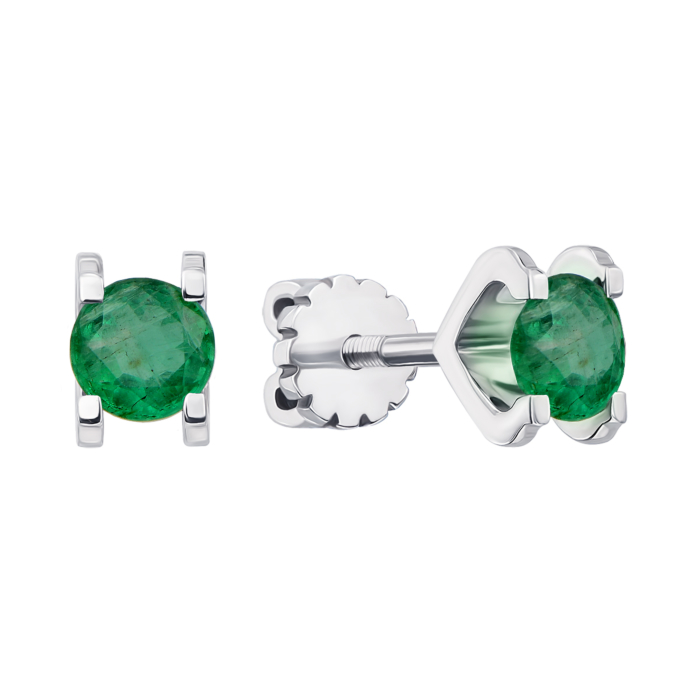 12345 Золоті пусети зі смарагдами. Артикул 52870/б см 12345 грн47,912 12345