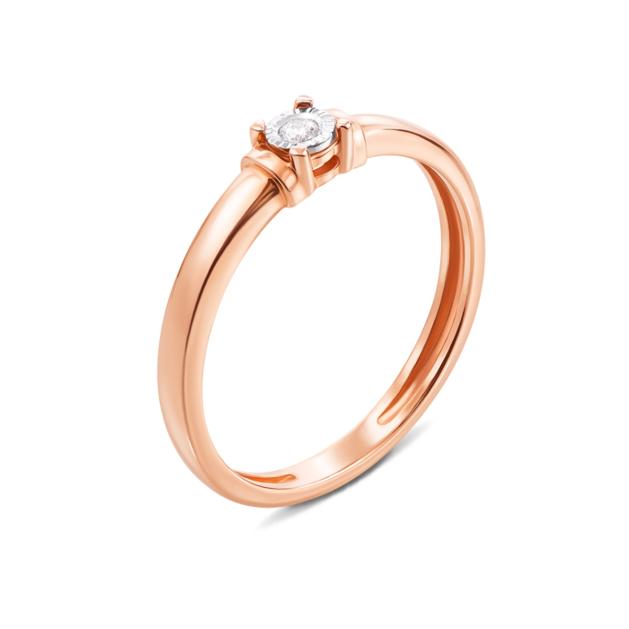 12345 Золота каблучка з діамантом. Артикул 53355/1.75 12345 грн14,005 12345