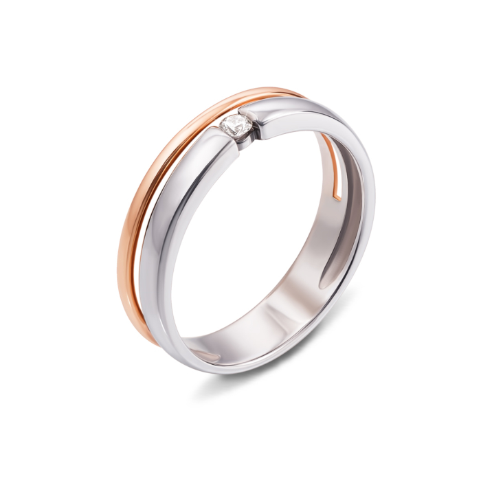 12345 Золота каблучка з діамантом. Артикул 53377/2 12345 грн18,919 12345