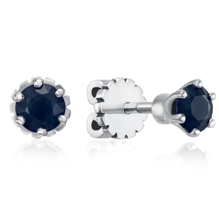 12345 Золоті пусети з сапфірами. Артикул 53723/02/1/8054 (53723/б сап) 12345 грн15,356 12345