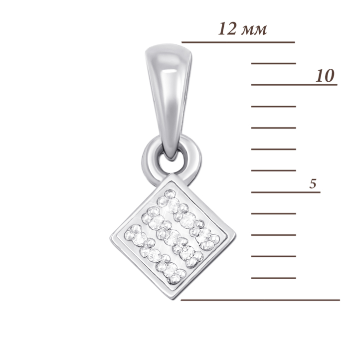 12345 Золота підвіска з діамантами. Артикул 53913/0.8Sб 12345 грн4,545 12345