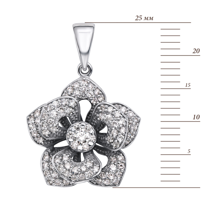 12345 Золота підвіска з діамантами. Артикул 53923/02/1/8021 12345 грн78,993 12345