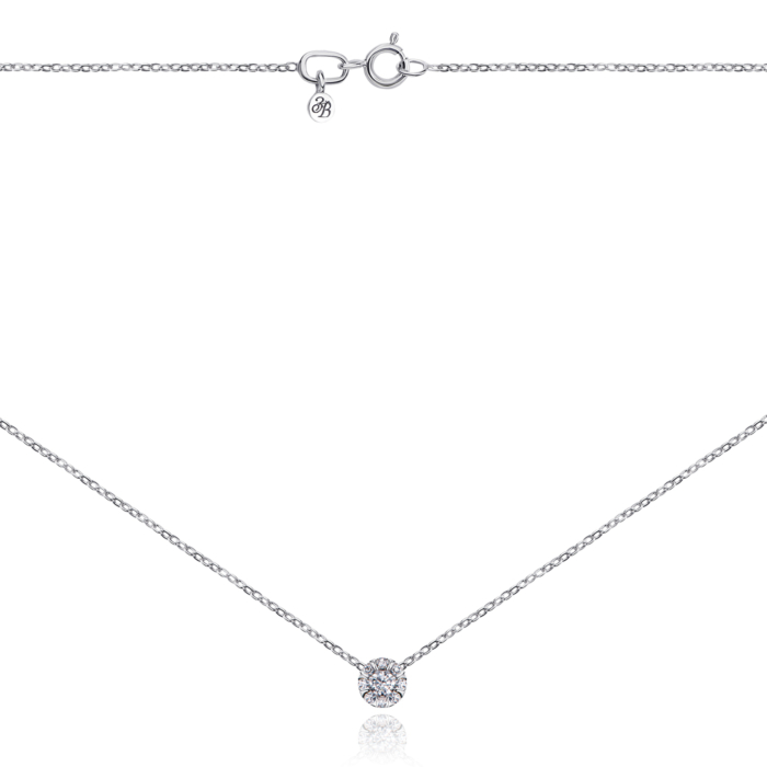 Золоте кольє з діамантами. Артикул 53939/02/1/8207