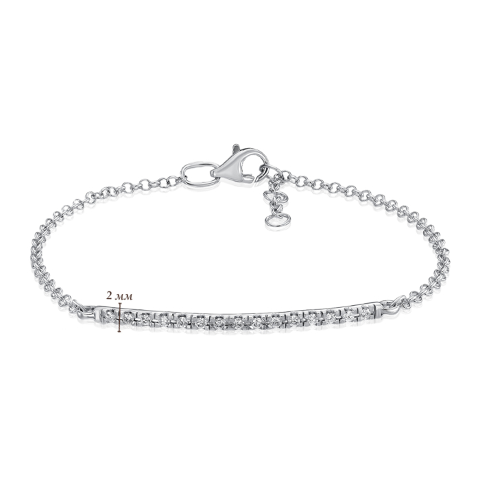 12345 Золотий браслет з діамантами. Артикул 560021/02/1/8566 12345 грн34,889 12345