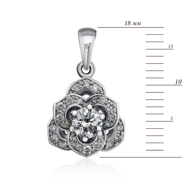 12345 Золота підвіска з діамантами. Артикул 560049/02/1/8646 12345 грн78,501 12345