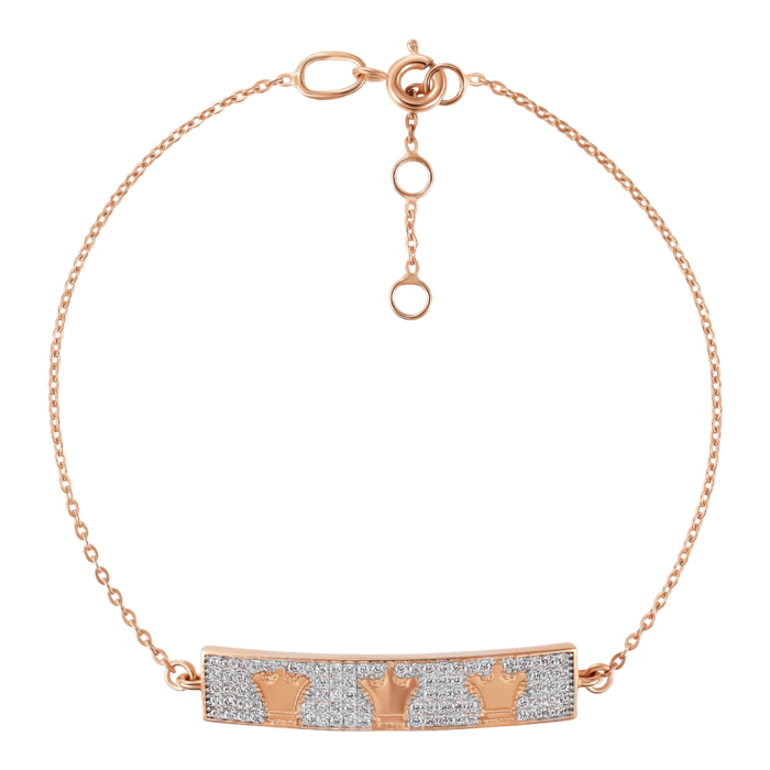 12345 Золотий браслет з фіанітами. Артикул 7226/66024-3/01/1/1 12345 грн10,550 12345