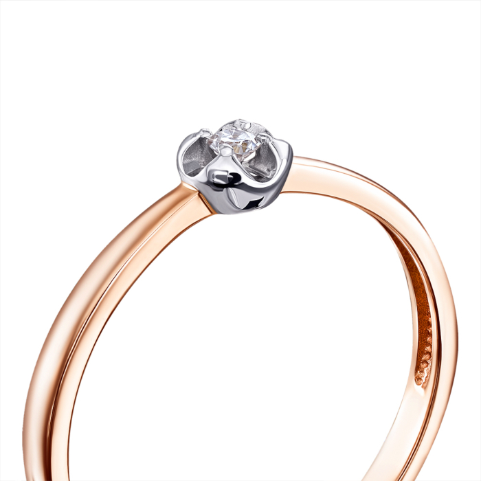 12345 Золота каблучка з діамантом. Артикул 800001/14/1/8581 12345 грн13,636 12345