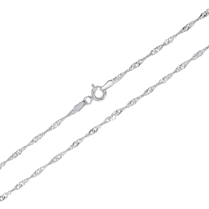 12345 Срібний ланцюжок. Артикул 801Р 2/40 12345 грн1,107 12345