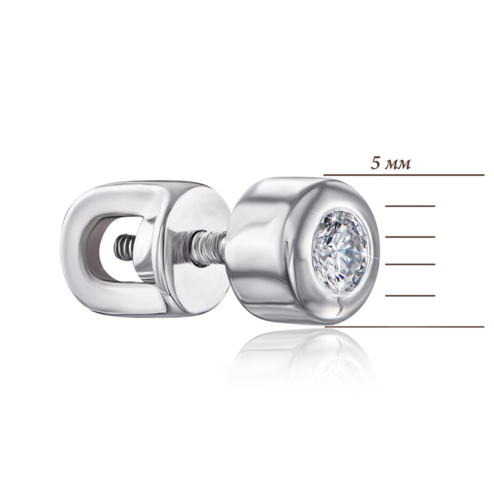 12345 Золоті пусети з діамантами. Артикул 807007/02/1/8563 12345 грн15,233 12345