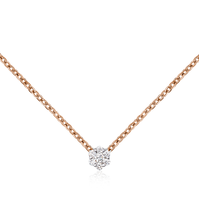 12345 Золоте кольє з діамантами. Артикул 809003/14/1/9082 12345 грн18,919 12345