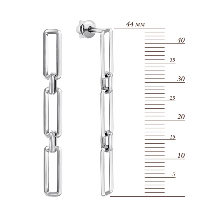 12345 Срібні сережки-підвіски. Артикул UG582868 12345 грн2,883 12345