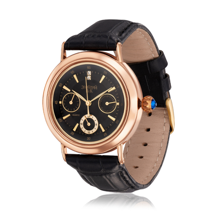 12345 Золотий годинник кварцевий. Артикул 9112-2/01/0 (9112/ч рч) 12345 грн67,267 12345