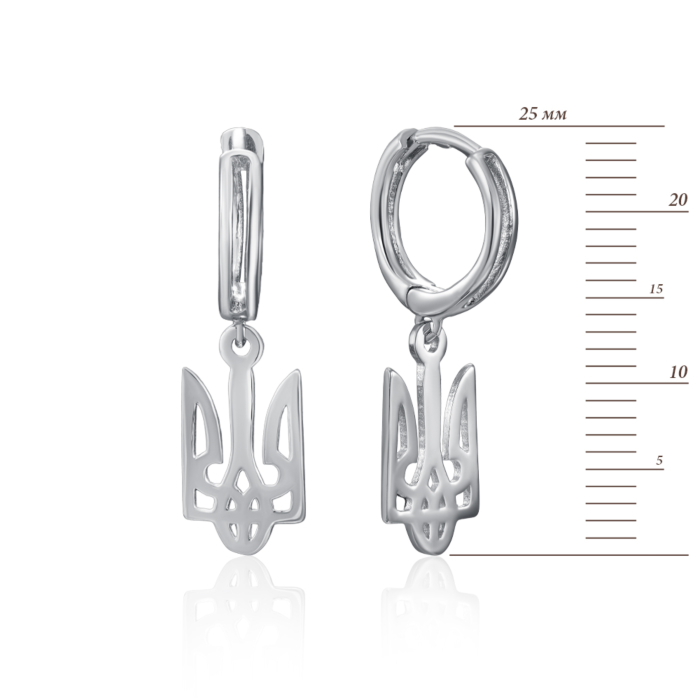 12345 Срібні сережки-підвіски. Артикул С2/279 12345 грн2,287 12345