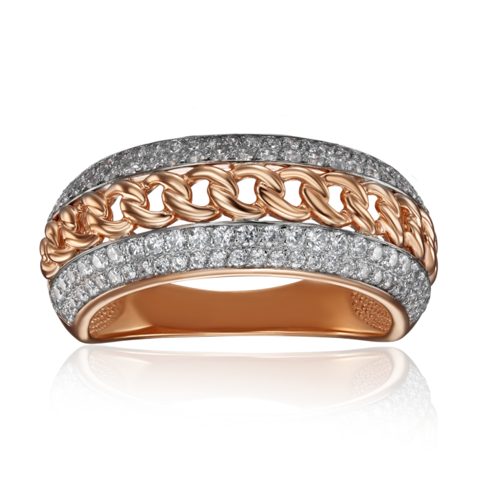 12345 Золота каблучка з фіанітами. Артикул 18330/01/1/36 12345 грн20,078 12345