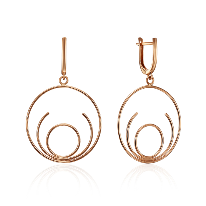 12345 Золоті сережки-підвіски. Артикул 02791/01/0 12345 грн23,609 12345