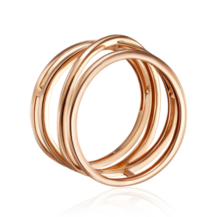 12345 Золота каблучка без вставки. Артикул 18252/01/0 12345 грн17,427 12345